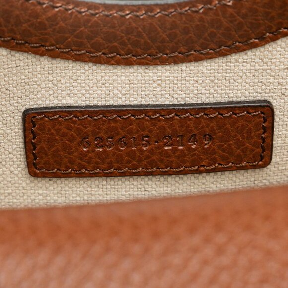 GUCCI Brown Leather Horsebit Shoulder Bag - Picture 6 of 8